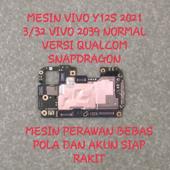 MESIN VIVO Y12S 2021 3/32GB NORMAL mesin vivo y12s 2021 normal qualcomm mesin vivo y12s qualcom snapdragon mesin vivo y12s normal