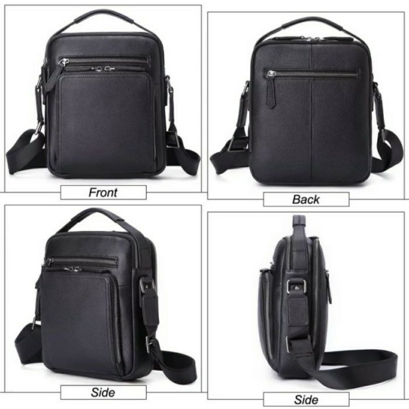 Tas Selempang Pria Asli Kulit Garut - Tas Kecil Pria Kulit Sapi Asli