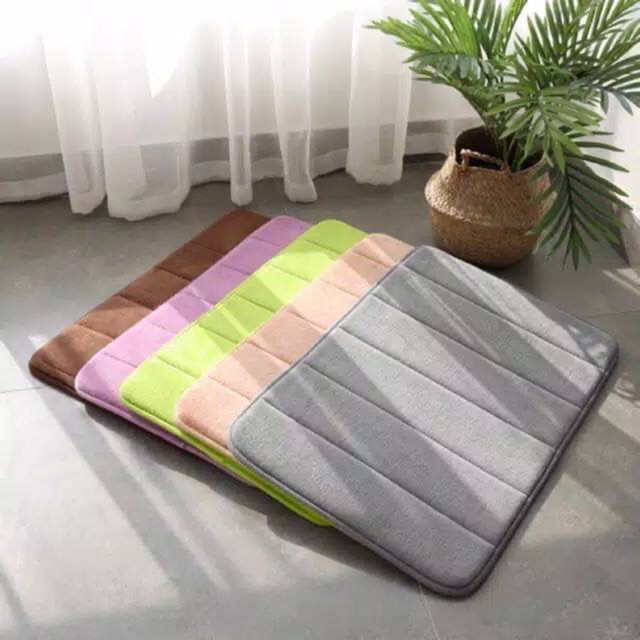 WJ890 Keset Kaki Anti Slip Bahan Memory Foam Menyerap 40x60cm