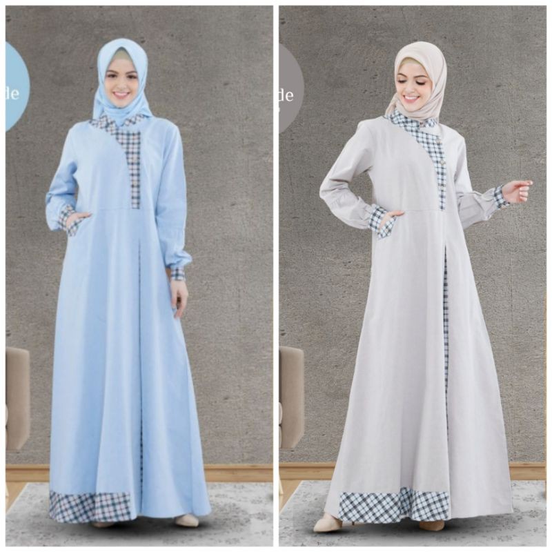 Raunapride Baju muslim RK 259 blue, RK 260 milo