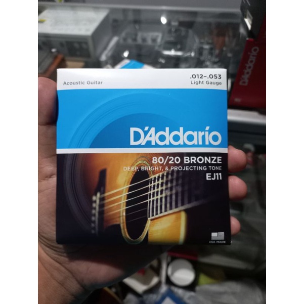 Senar Gitar akustik Daddario EJ 11 Bronze