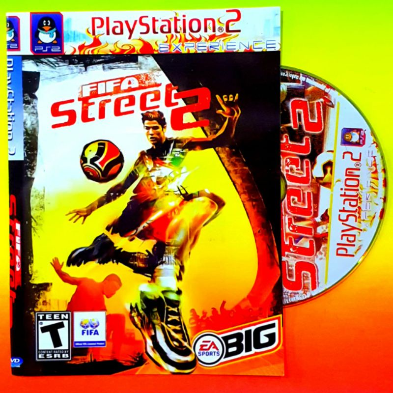 PROMO KASET VIDIO GAME PS2 FIFA STREET 2 TERLARIS - VIDIO GAME PLAYSTATION 2 GAME BOLA TERBARU