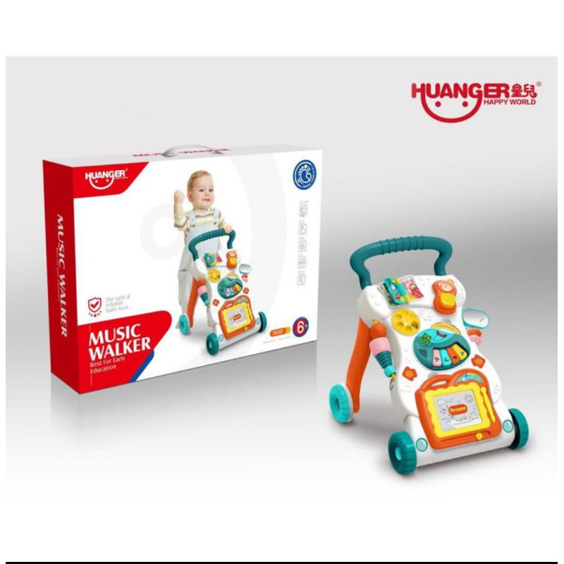 Mainan bayi music Walker / baby Walker bayi belajar jalan