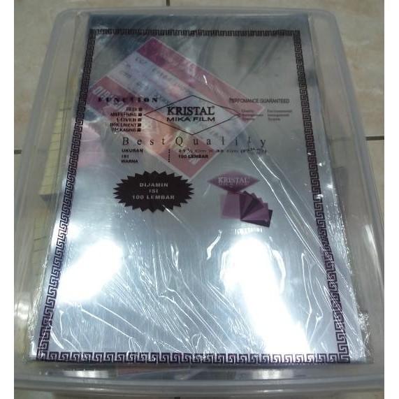 

FREEONGKIR Plastik Mika Jilid F4 / Cover Mika Jilid F4 Murah AP190