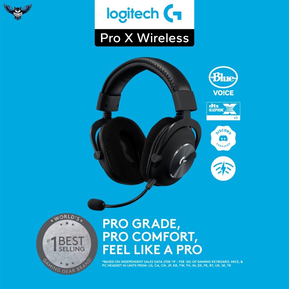 Logitech PRO X Wireless LIGHTSPEED 7.1 Gaming Headset