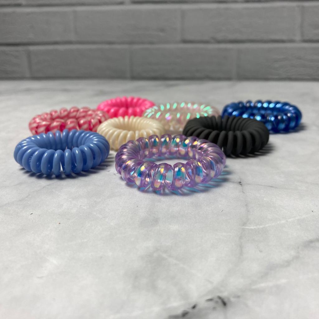 IKAT RAMBUT WANITA BAHAN KARET SPIRAL BEST IMPORT QUALITY HARGA MURAH AKSESORIS RAMBUT PEREMPUAN READY GROSIR COD