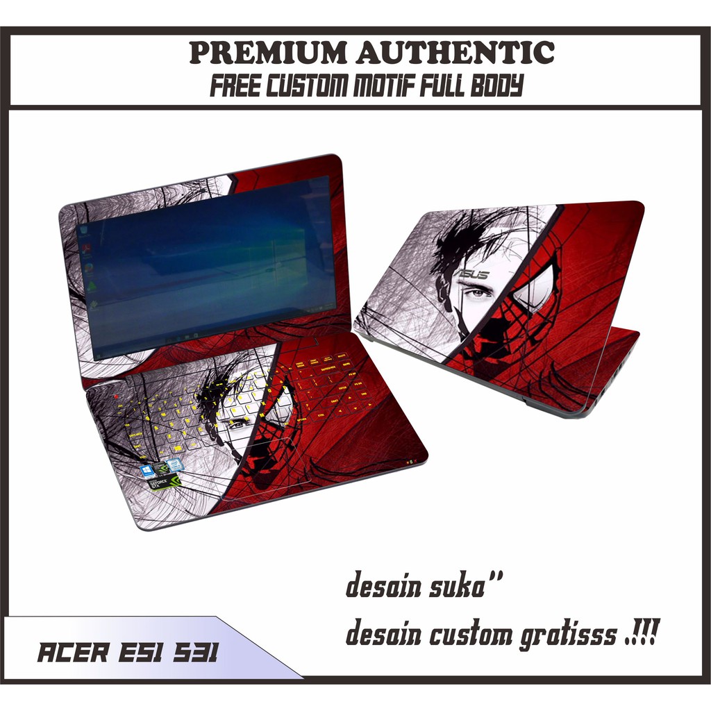 SKIN LAPTOP ASUS A455L FULL BODY FREE CUSTOM