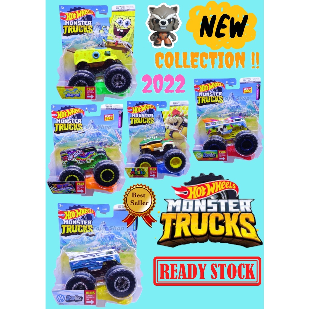 Hot Wheels Monster Trucks New 2022 Bebas Pilih Varian Murah Ori Original