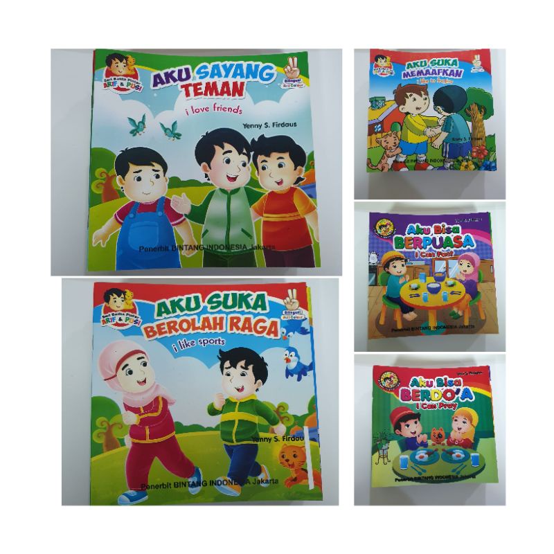 Buku Anak SERI BALAITA PINTAR (dua bahasa) paket 1pcs + 5 pcs