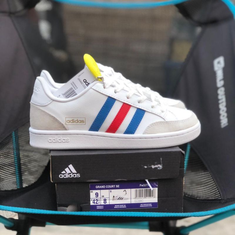 Adidas Grand Court SE Black&white Sepatu Adidas Grand Court Original