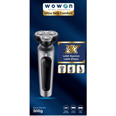 Wowon Pro Series Shaver 4In1 Alat Cukur Basah & Kering Electric Shaver