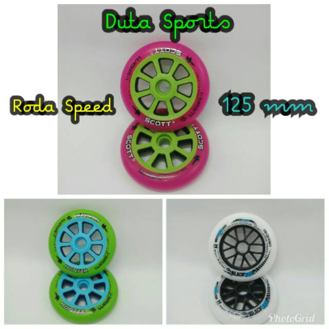 Roda Speed 125 mm/Roda Inline Skate/SepatuRoda