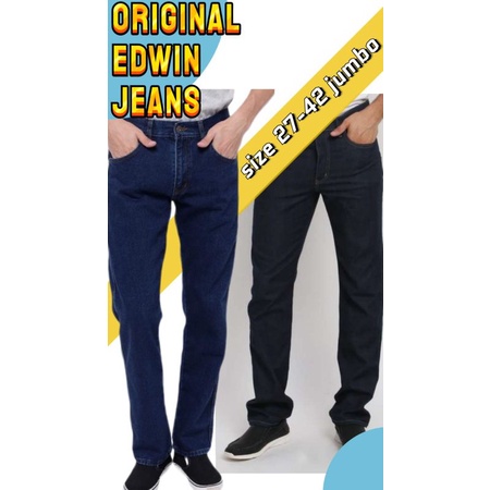 celana jeans reguler mocca Edwin jeans original