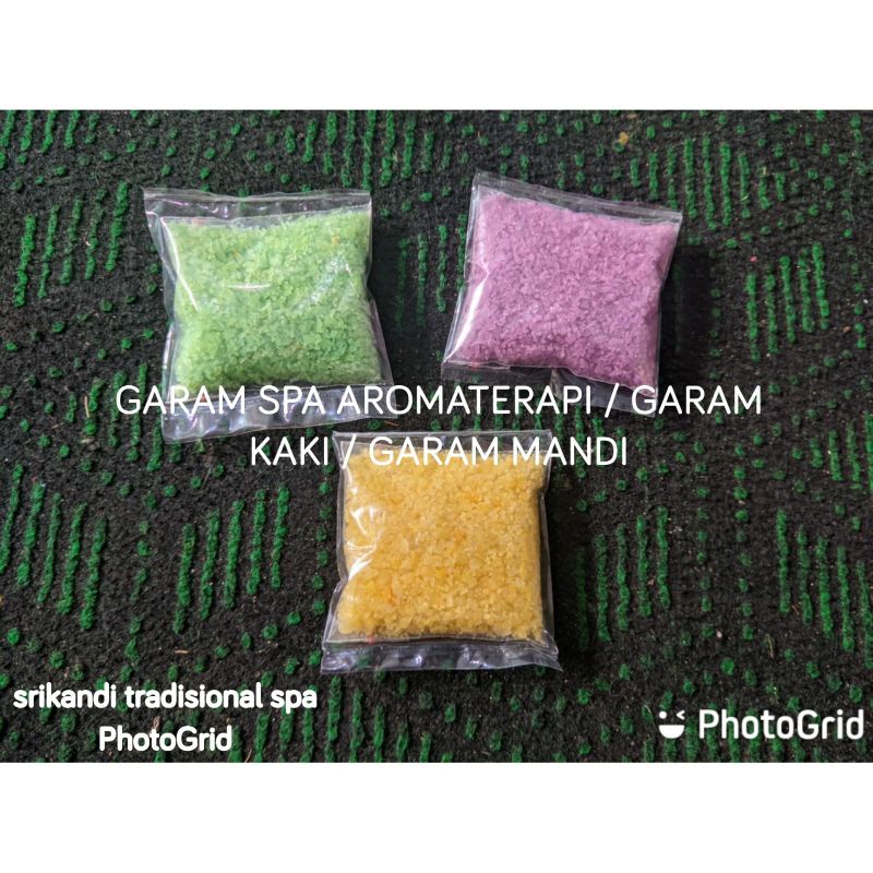 50 Gram - Garam Spa Aromaterapi / Garam Mandi / Garam Kaki / Campuran Rempah Mandi Spa