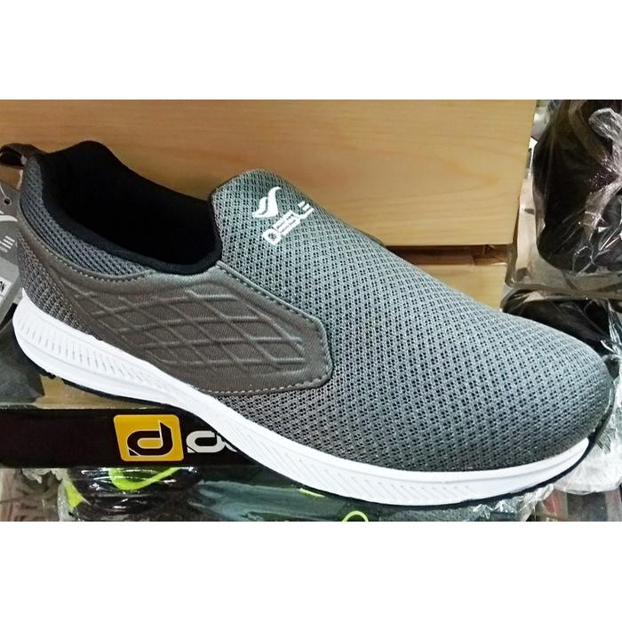 SEPATU PRIA SEPATU CASUAL SNAKERS PRIA ORI 100% DESLE SILVER