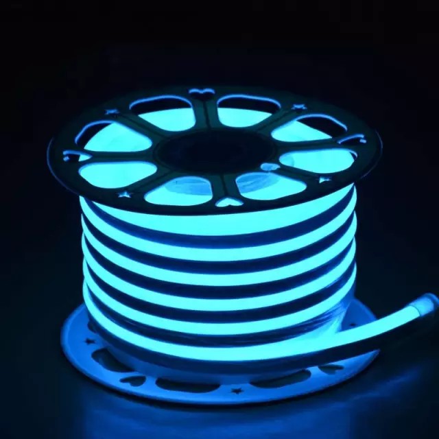 Lampu Neon Flex AC 220V - 5 Meter + Socket