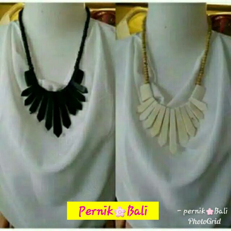 Kalung Etnik Tulang Bali Cantik PernikBali