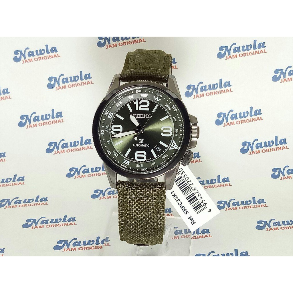 Seiko Prospex SRPC33K1 Compass Green - Jam Tangan Pria SRPC33