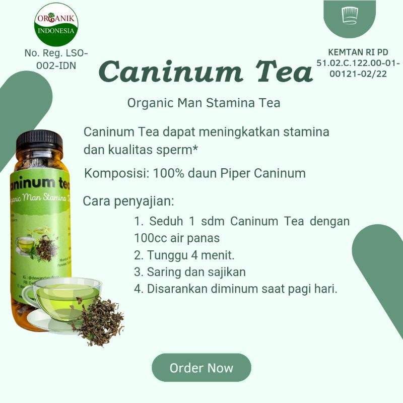 

TEH CANINUM ORGANIC MAN STAMINA
