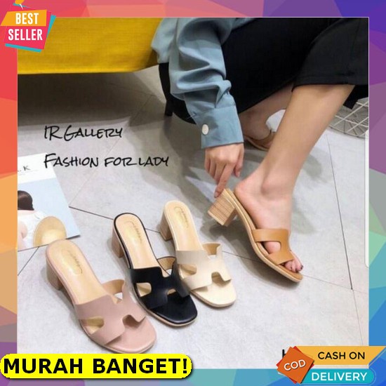 High Heels Pesta Wanita Sandal Hak Tinggi Sendal Kondangan Perempuan Remaja Bridesmaid Kekinian Impo