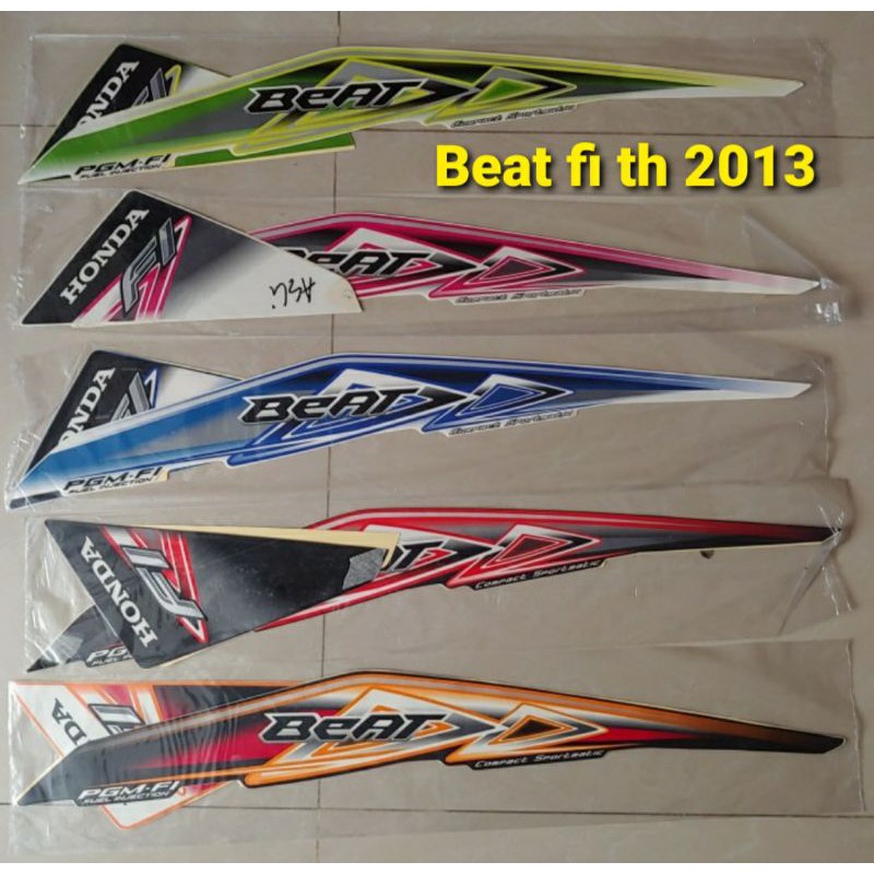 STIKER STRIPING HONDA BEAT FI 2013