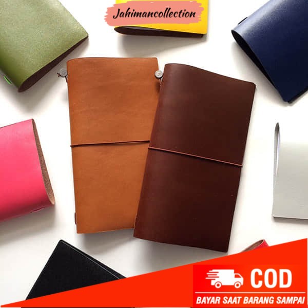 

✨ BISA COD ✨ myntydori - Leather (Regular Size) (Traveler's Notebook/Journal)