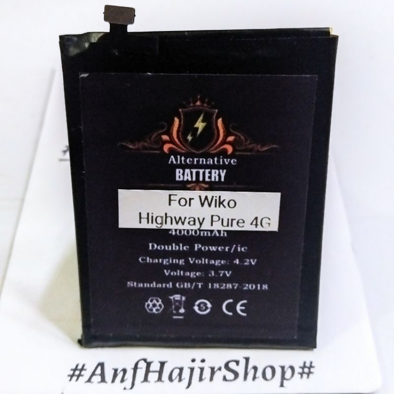 BATRE BATREI PERSAMAAN FOR WIKO HIGHWAY PURE 4G BATRAI BATERAI WIKO ALTERNATIF MODIF