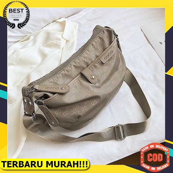 Tas Selempang/Slempang Handbag Sling Bag Bahu Cibao Miniso Embos Pesta Clutch Unisex Anak Wanita Per