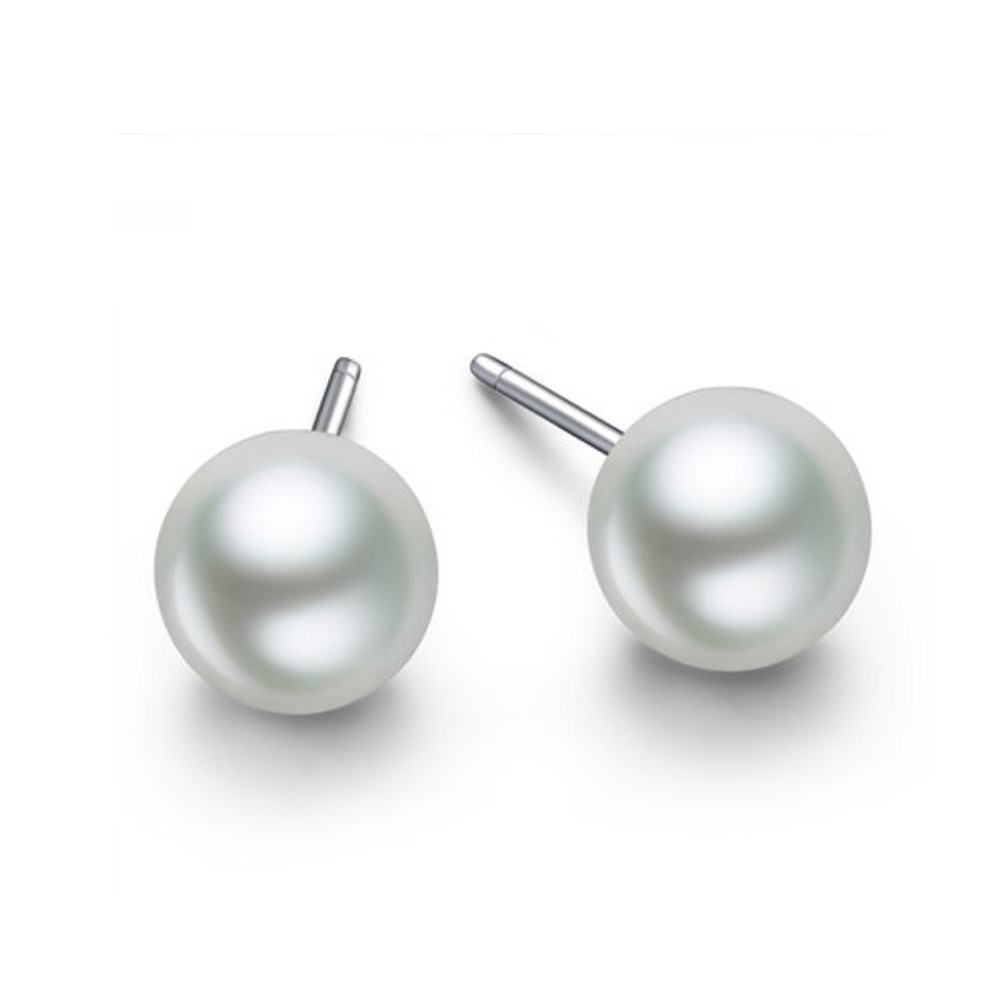 Fashion Korean Pearl Earrings Ears Simple Temperament Heart Shape Earring Ear Stud