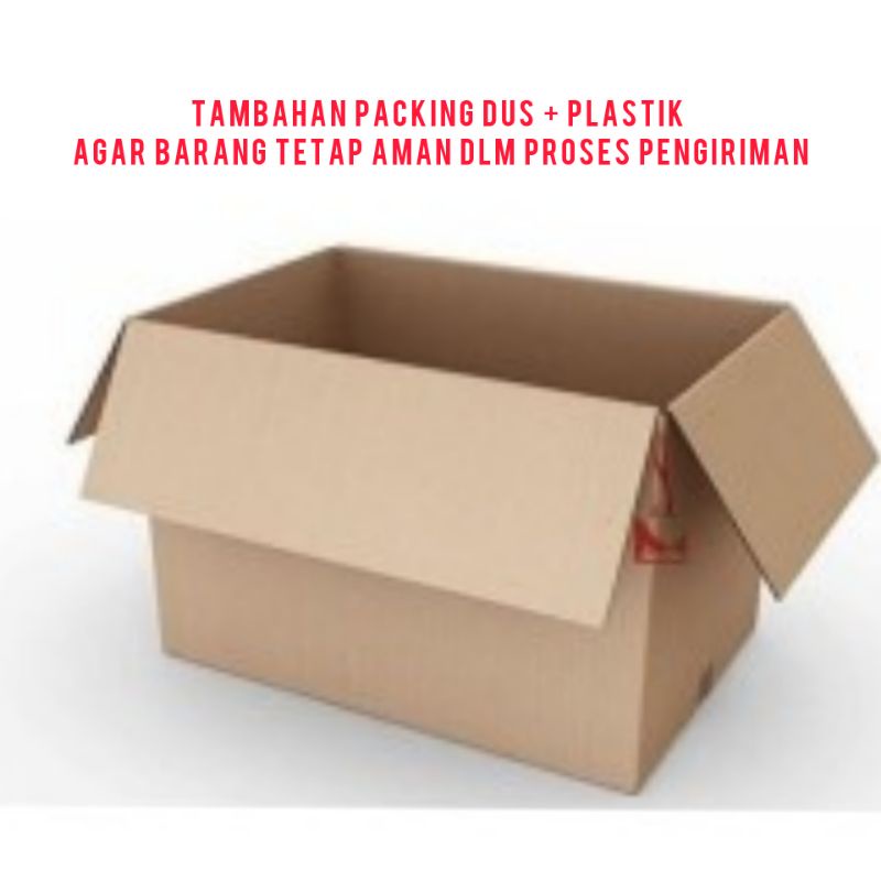 

Tambahan packing dus + plastik