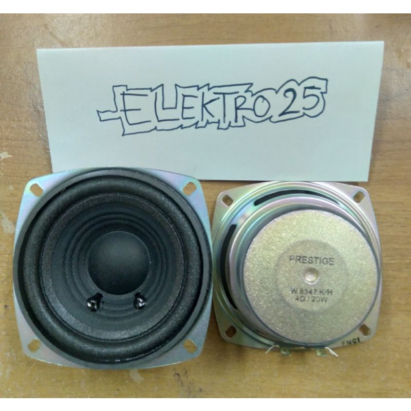 SPEAKER ACR WOOFER 4 inch W 8347 K/H PRESTIGE MAGNET KECIL