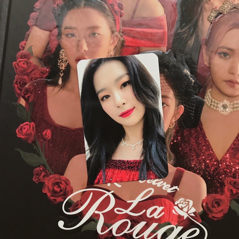 photocard red velvet la rouge photobook seulgi