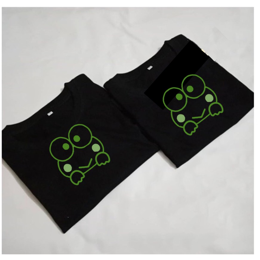 kaos couple KEROPI / BAJU COUPLE BIG SIZE / KAOS PASANGAN UKURAN M L XL