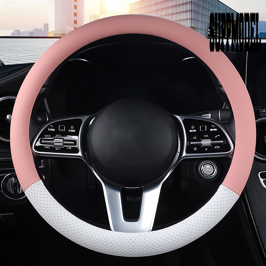 Cover Stir Mobil Universal Bahan Kulit Micro Fiber Breathable Anti Keringat Warna Campur
