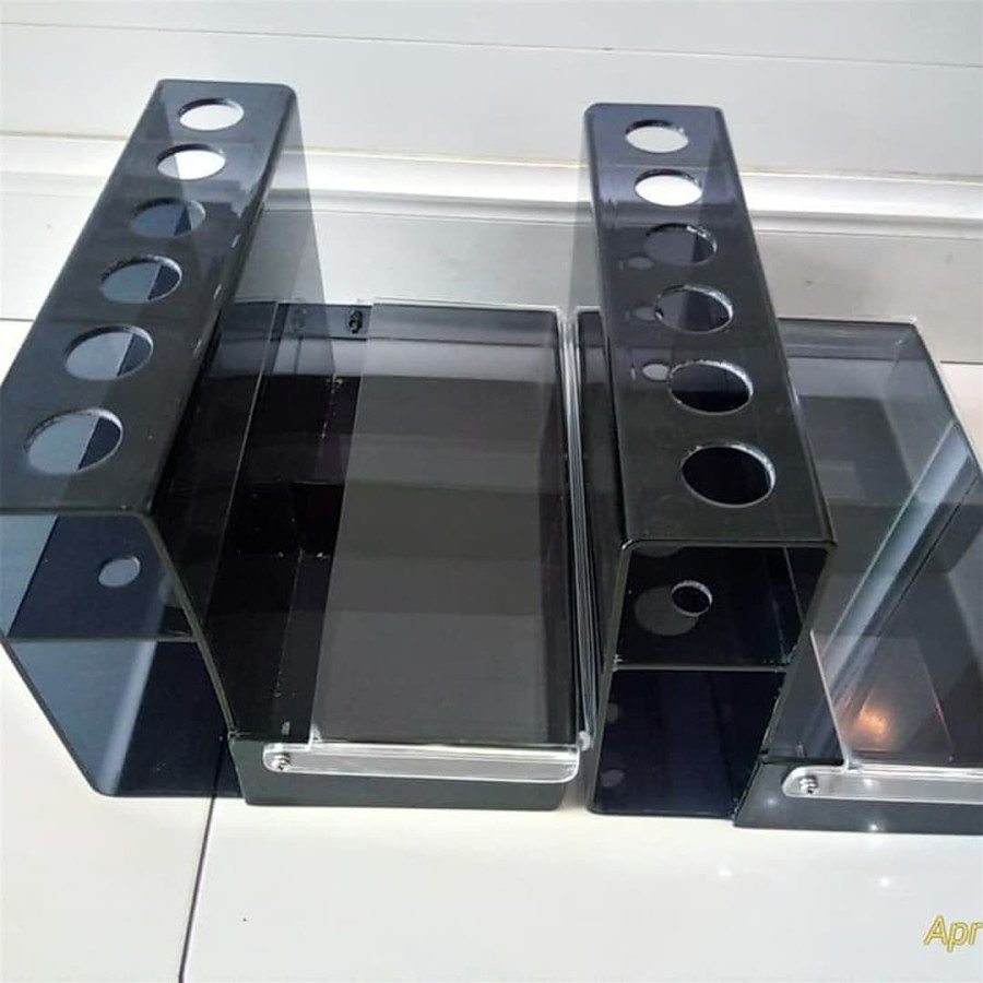 RAK MIKROPIPET STAND MIKROPIPET TEMPAT MIKROPIPET ACRYLIC