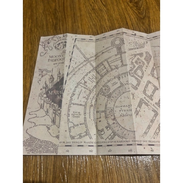 Mainan Peta Perompak Marauder’s Map