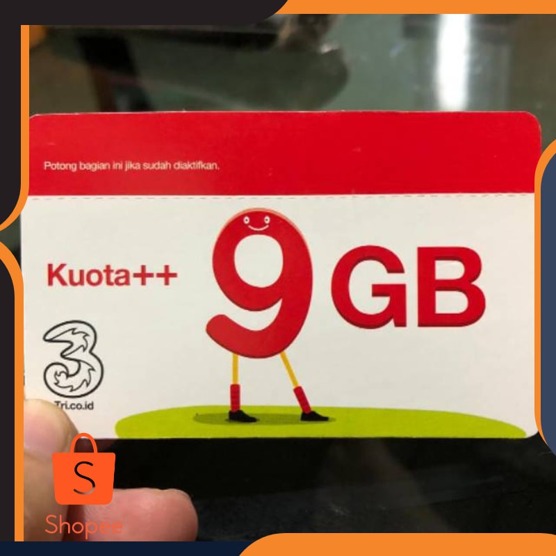 Grosir VOUCHER TRI KUOTA ++ 9GB Keren