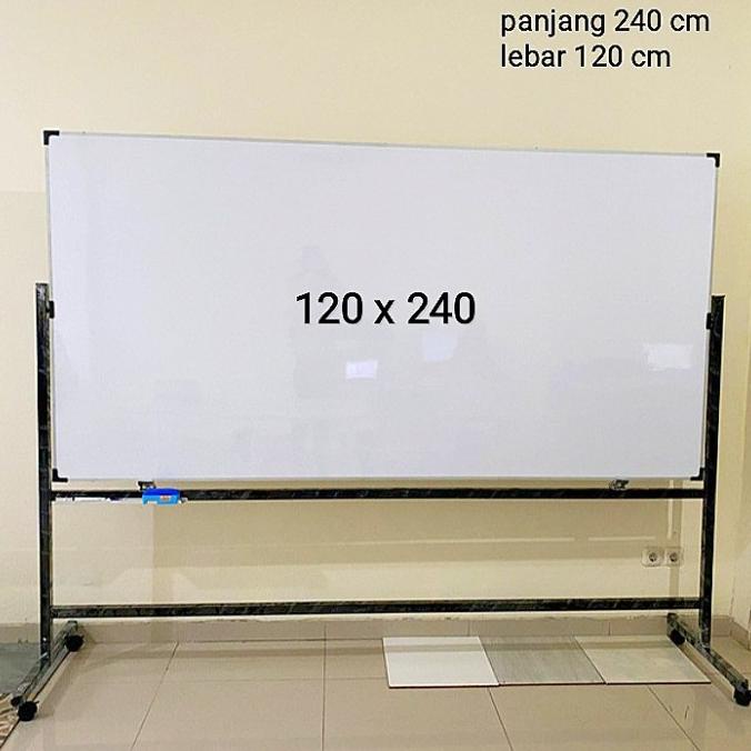 

Office & Stationery | Alat Tulis | Whiteboard Standing 120X240 Cm | Best Seller