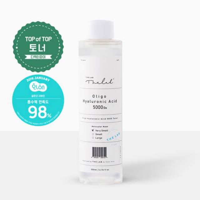 The Lab By Blanc Doux Oligo Hyaluronic Acid 5000 Toner