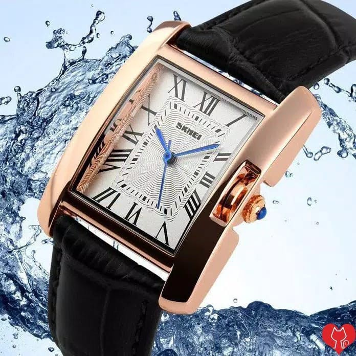 Jam Tangan Wanita SKMEI 1085 / CL1085 Leather Strap Korea Fashion Casual Quartz Anti Air Terlaris