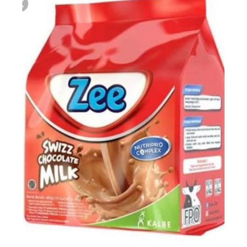 

Susu Zee rasa coklat isi 10 sachet