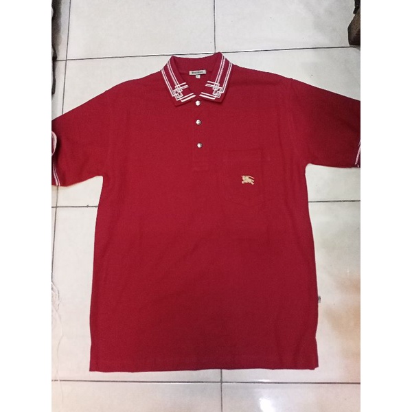 KAOS KERAH PRIA BURBERRY'S IMPORT - POLOSHIRT PRIA BURBERRY'S IMPORT