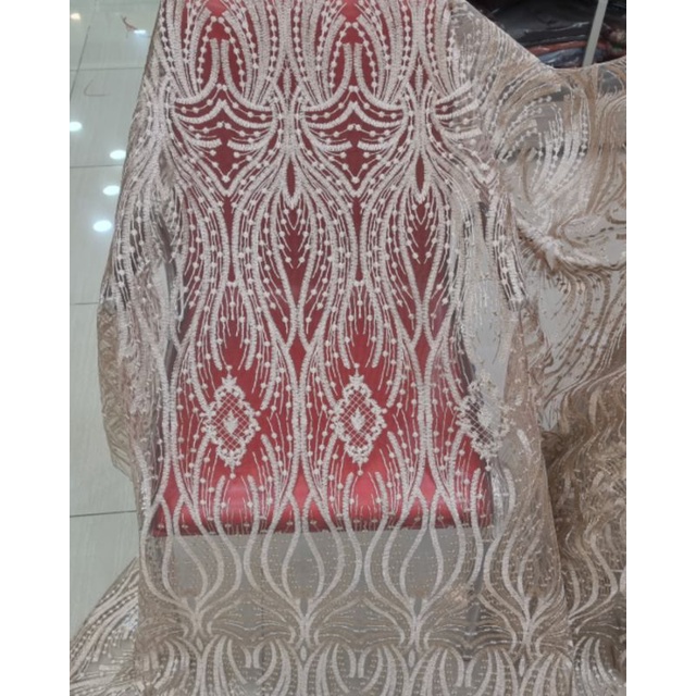Kain Tille Bordir Etnik cantik