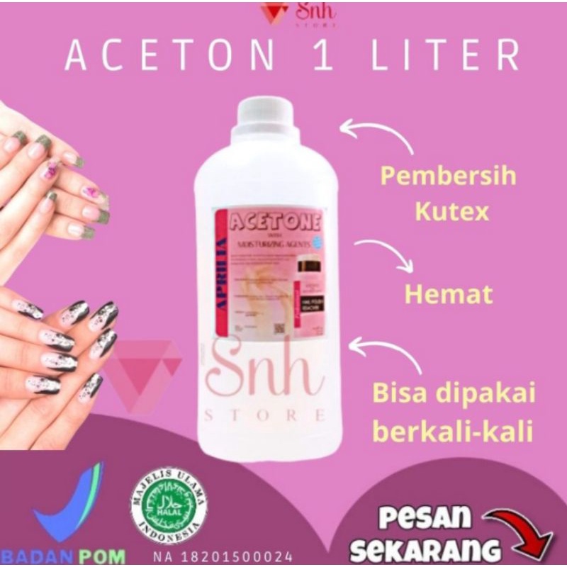 aseton 1 Liter/penghapus cat kuku/aseton pembersih kutek kuku/aseton 1 liter/aseton nail gel murni/aseton penghapus cat kuku/penghilang cat kuku/penghilang kutek/pembersih kutex/pembersih kutek/kutek kuteks kutex/acetone kuku/acetone 1 liter/acetone 100%/