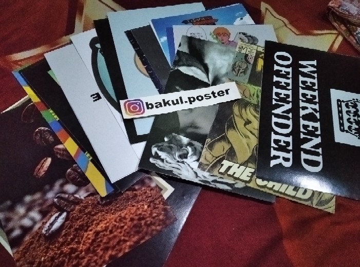 Paket Poster Aesthetic Realpict Isi 18lembar