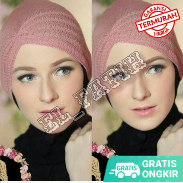 Ciput rajut serut Inner hijab Ciput rajut premium Ciput kaos premium Daleman kerudung Dalaman jilbab