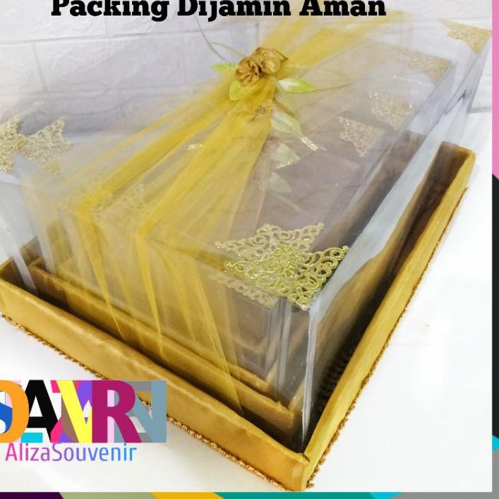

QA48R,, Nyaman .Box Kotak Seserahan Hantaran Pernikahan Tempat Hiasan Mukena Makeup Mika Set Lengkap