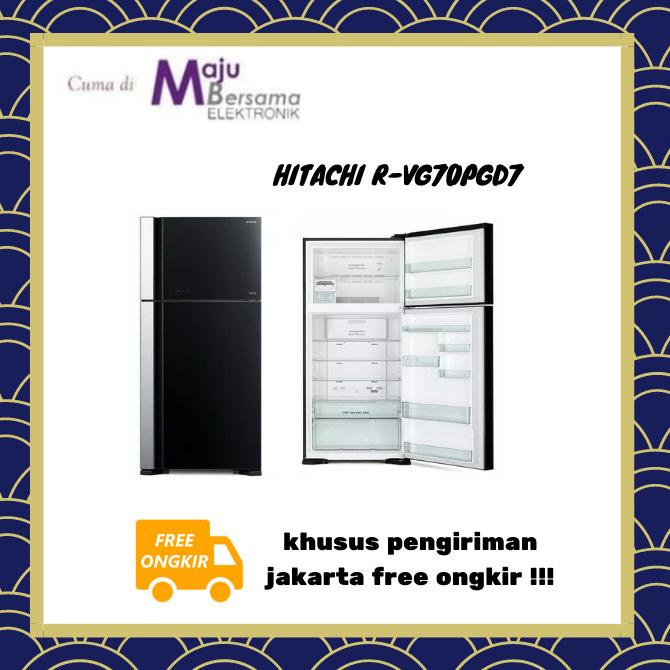 Kulkas Hitachi R-VG70PGD7 GBK RVG70PGD7 GBK