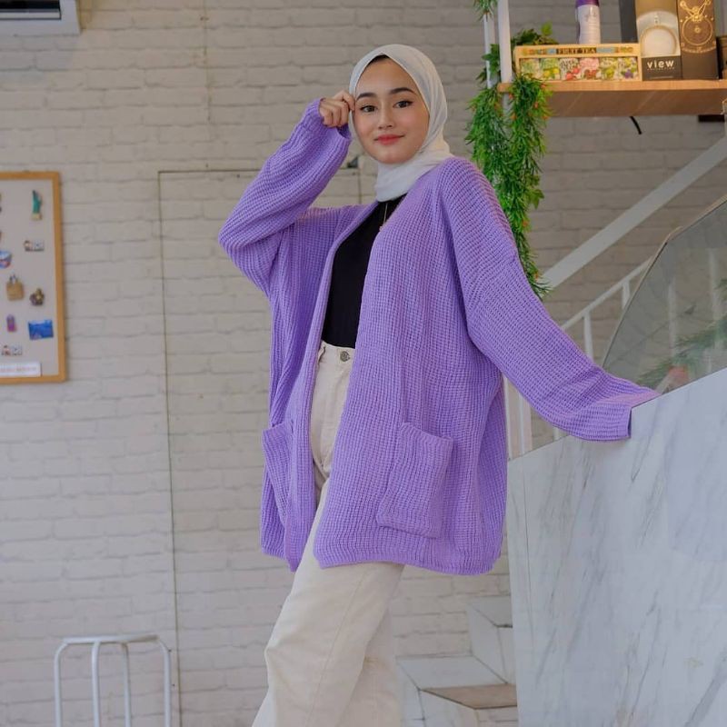 OVERSIZED cardigan LAVELLA PREMIUM TEBAL SS001 / cardigan PREMIUM TEBAL