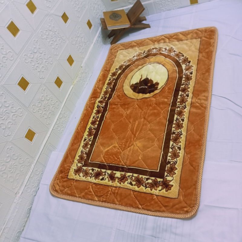 sajadah tebal turki sejadah turky empuk sajadah busa bulu lembut anti slip sejadah premium